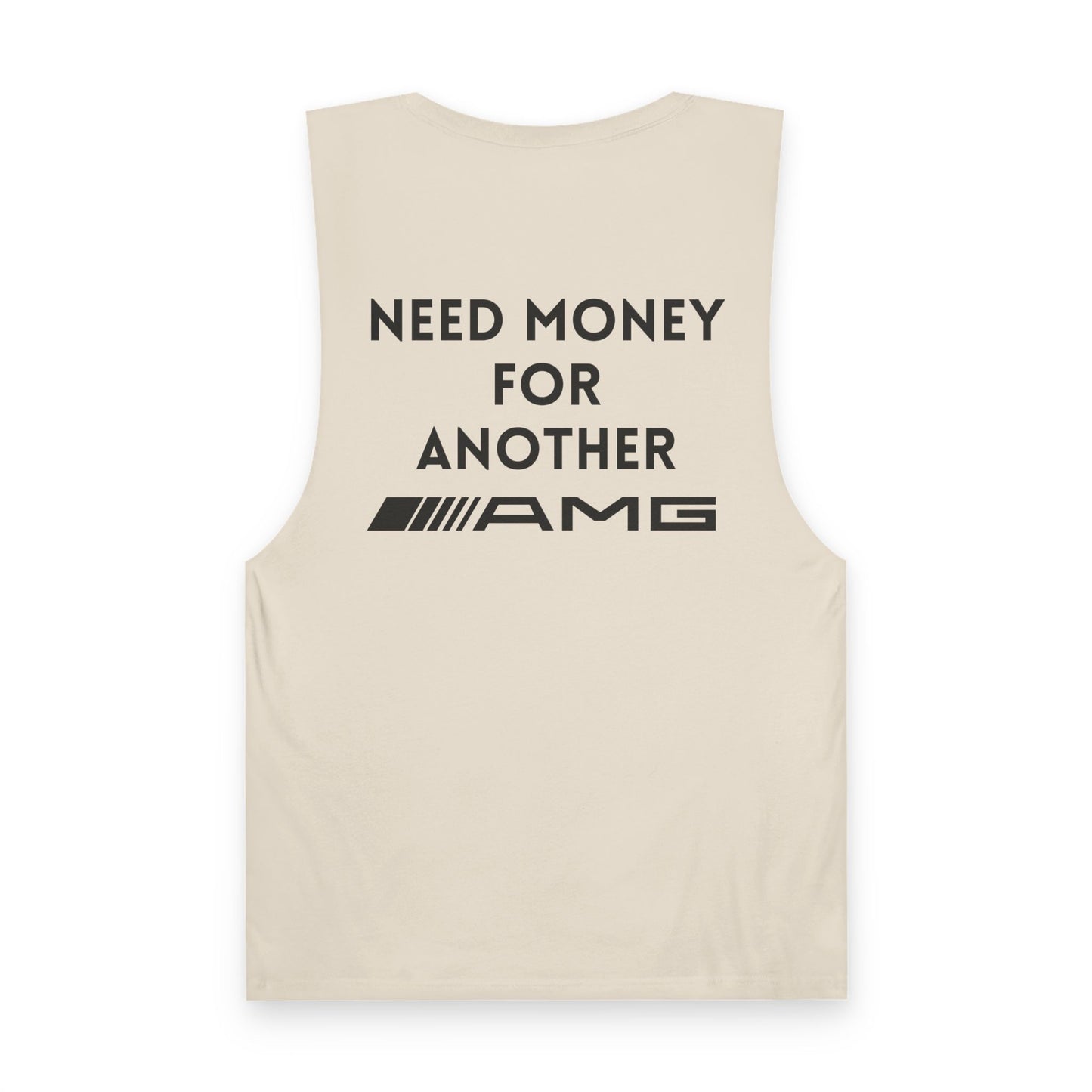 AMG Car Enthusiast Tank Top — "Go Find It" / "Need Money For Another AMG"