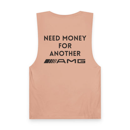 AMG Car Enthusiast Tank Top — "Go Find It" / "Need Money For Another AMG"