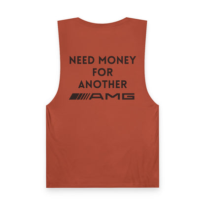 AMG Car Enthusiast Tank Top — "Go Find It" / "Need Money For Another AMG"