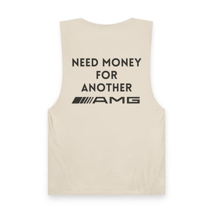 AMG Car Enthusiast Tank Top — "Go Find It" / "Need Money For Another AMG"