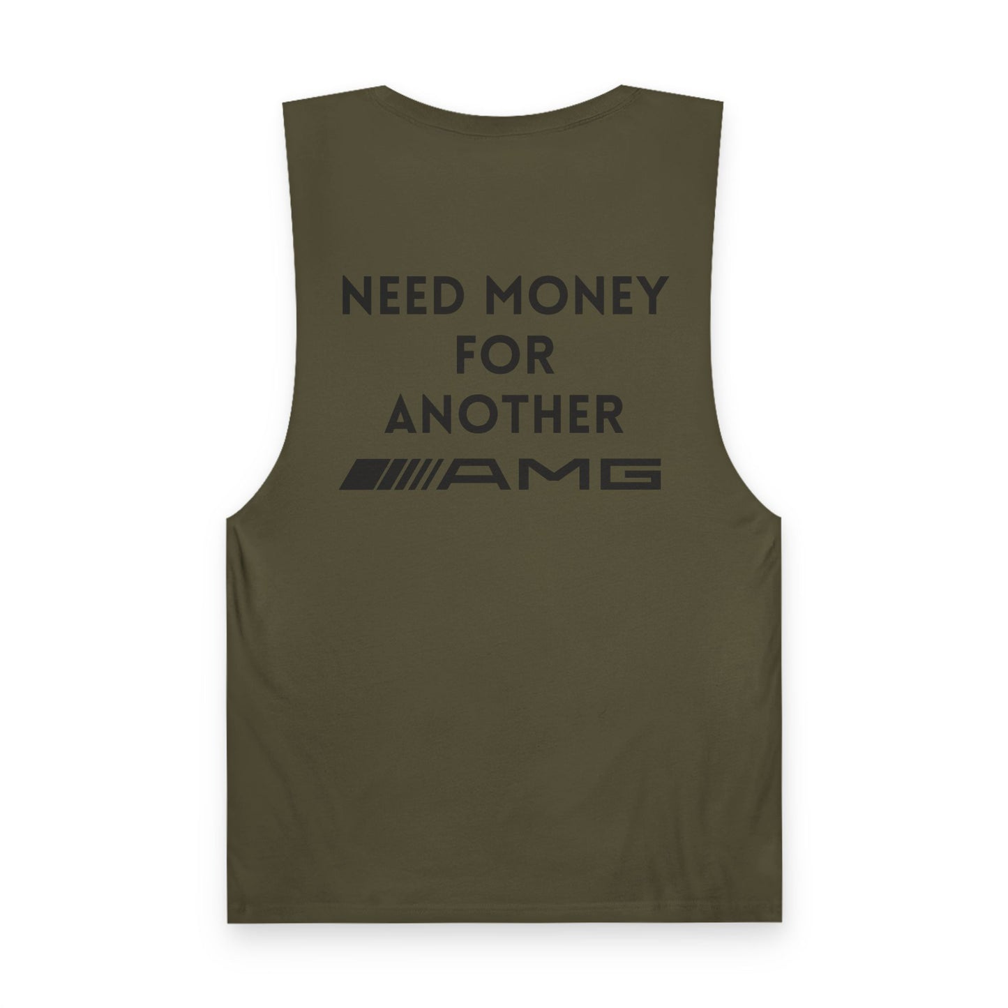 AMG Car Enthusiast Tank Top — "Go Find It" / "Need Money For Another AMG"