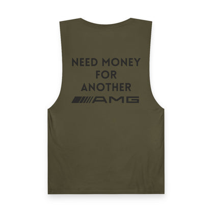 AMG Car Enthusiast Tank Top — "Go Find It" / "Need Money For Another AMG"