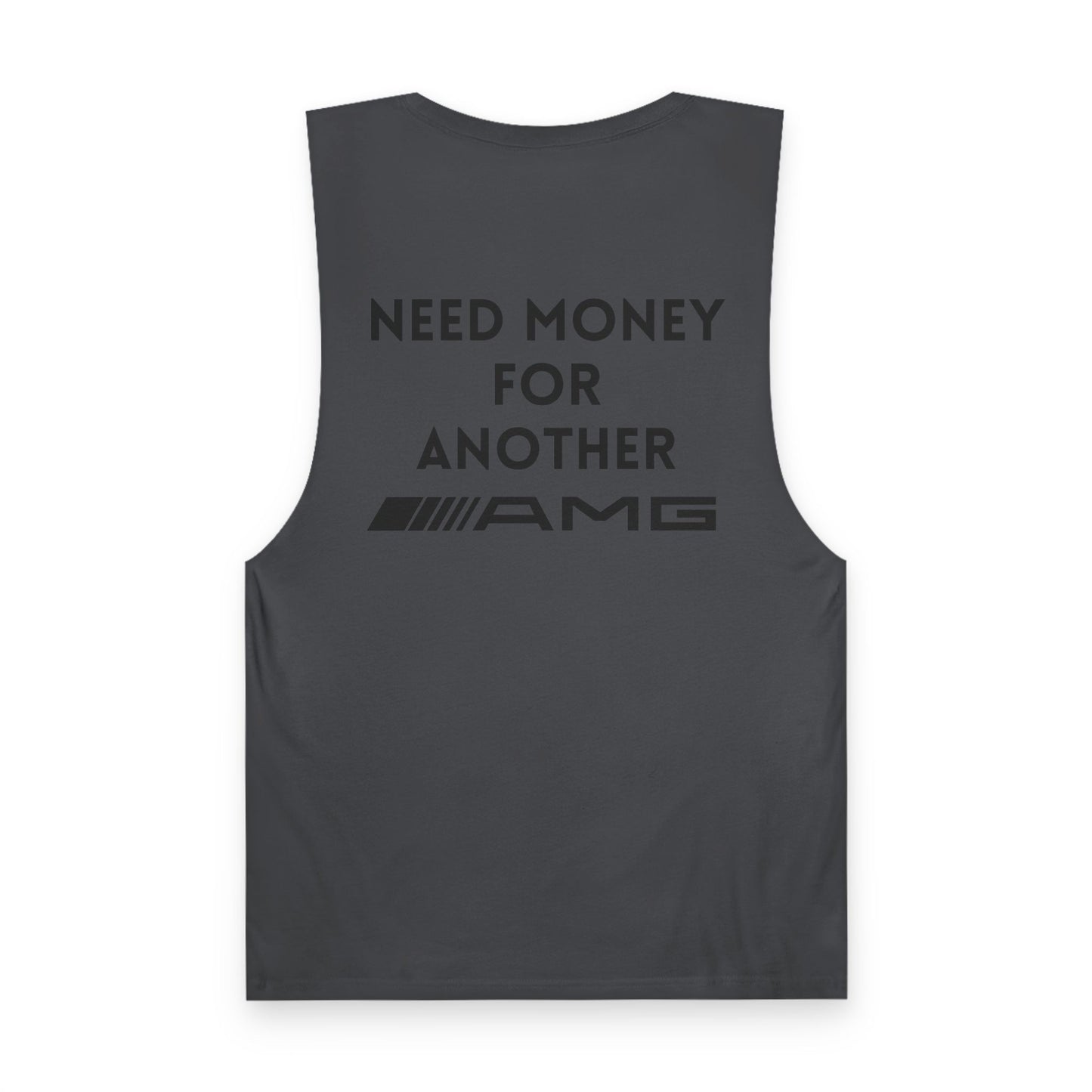 AMG Car Enthusiast Tank Top — "Go Find It" / "Need Money For Another AMG"