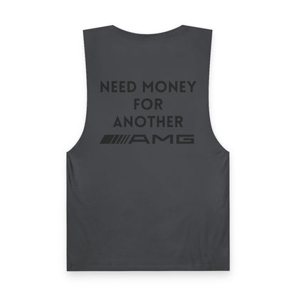 AMG Car Enthusiast Tank Top — "Go Find It" / "Need Money For Another AMG"