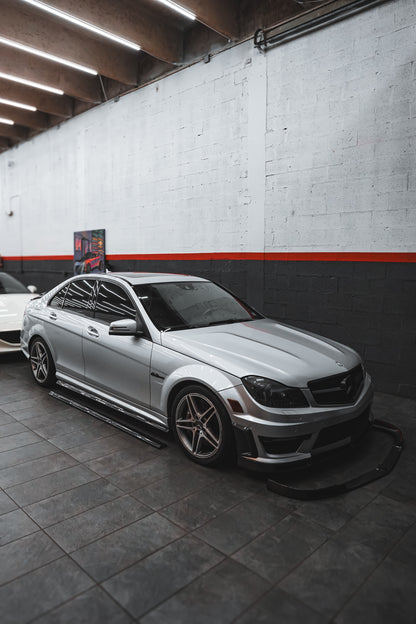 Carbon Fiber Side Skirts C63 AMG