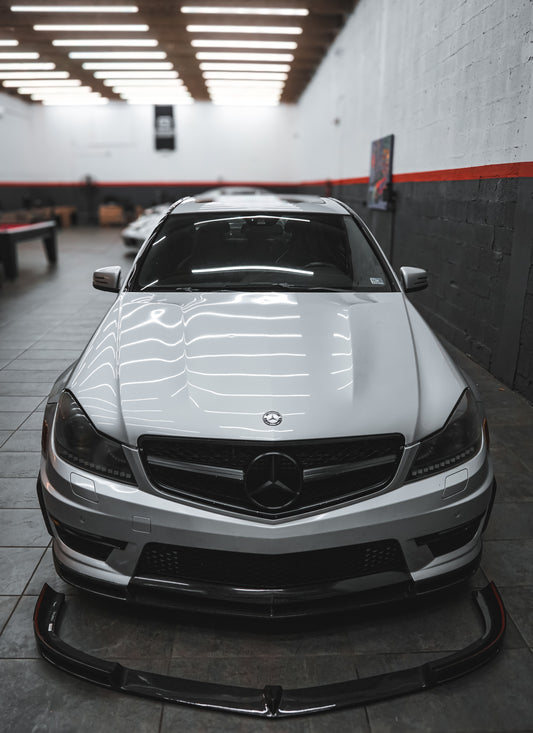 V-Style Carbon Fiber Front Lip C63 AMG W204