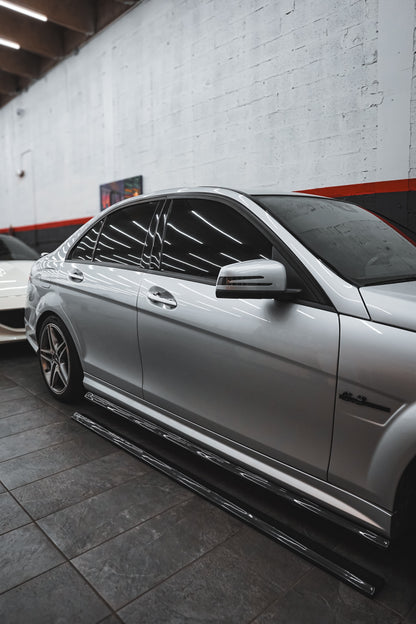 Carbon Fiber Side Skirts C63 AMG